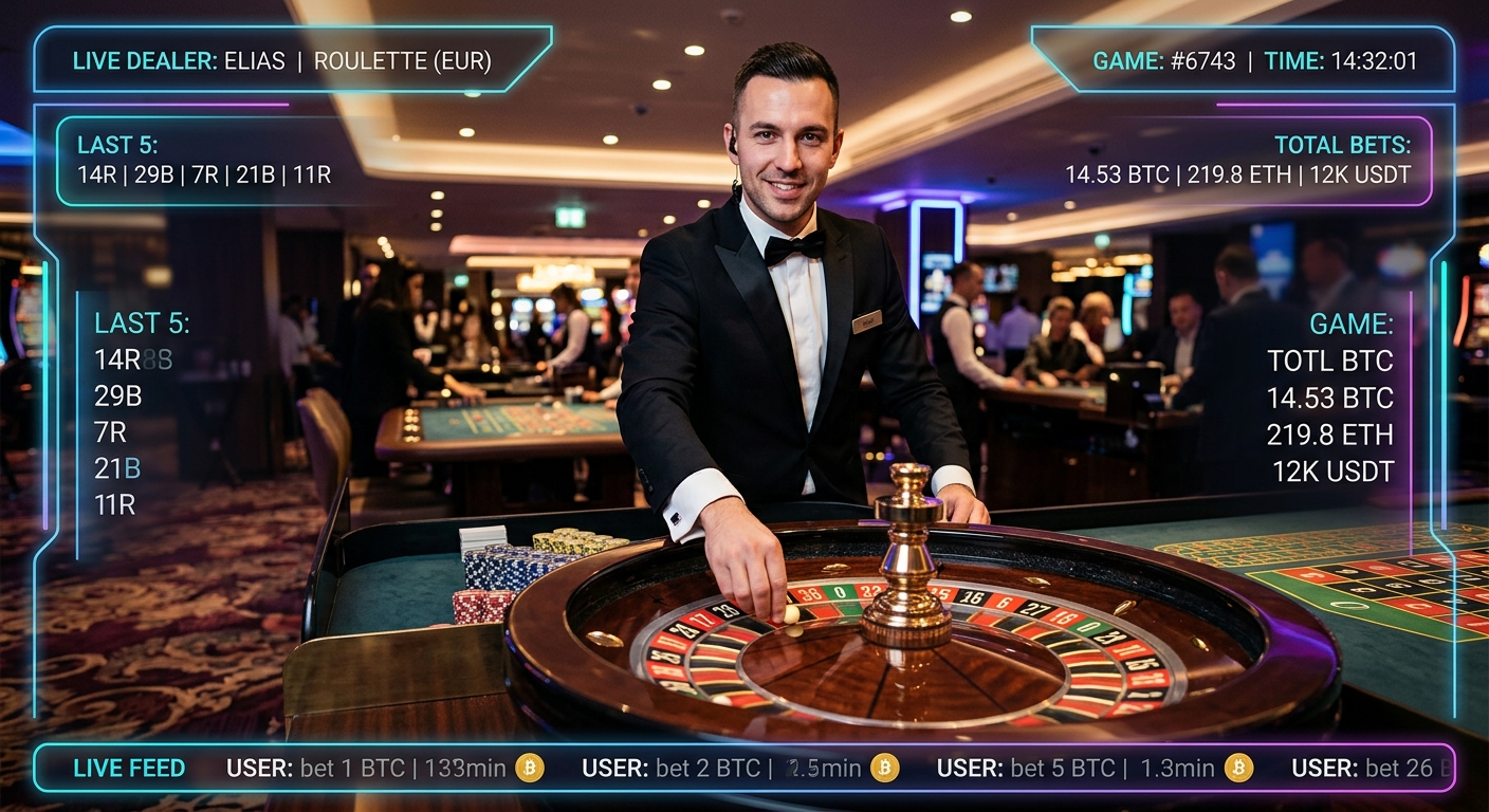 Casinò Live con Crypto: L'Esperienza del Casino in Diretta - casino americani con crypto